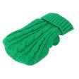 Maxbell Maxbell Dog Puppy Warm Winter Knitted Fashionable Soft Durable Sweater Clothes Apparel Costume Outfit Pet Supplies 12# Green on Sale