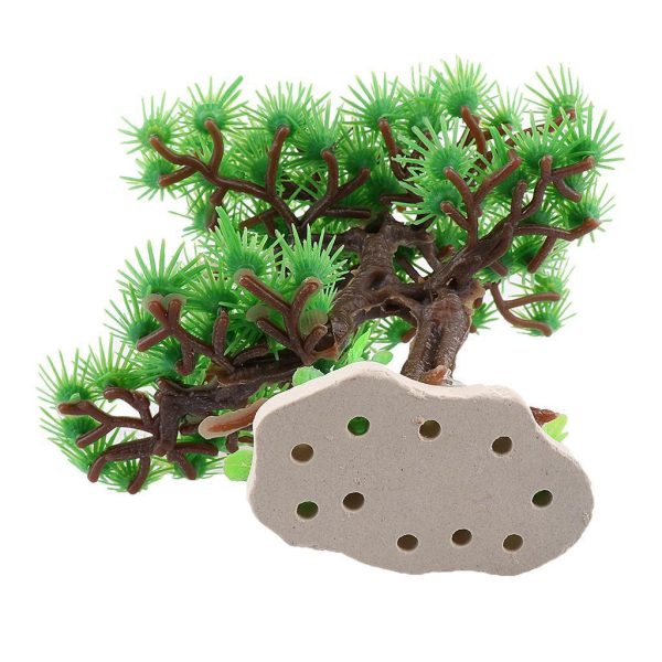 Maxbell Maxbell Aquarium Ornaments Artificial Fake Plant Plastic Pine Tree for Rockery Fish Tank Decor Online Hot Sale