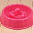 Maxbell Maxbell Pet Dog Puppy Supplies Eating Habits Improve Interactive Slow Feeder Anti-gulping Bowl Non Slip Food Maze -Pink on Sale