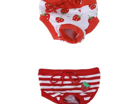 Maxbell Maxbell Set of 2PCS Female Pet Dog Supplies Fashionable Sanitary Panty Pants Diaper Underwear Shorts Size S #3 Discount