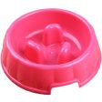 Maxbell Maxbell Pet Dog Puppy Supplies Eating Habits Improve Interactive Slow Feeder Anti-gulping Bowl Non Slip Food Maze -Pink on Sale