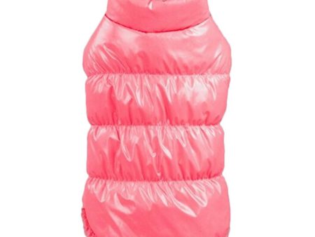 Maxbell Maxbell Pet Dog Puppy Cat Clothing Supplies Winter Warm Padded Coat Down Jacket Vest Apparel Outfit Pink XS For Cheap