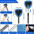 Maxbell Maxbell 16 Pieces Truck Car Interior Detailing Kit Windshield Cleaning Tool Blue Supply