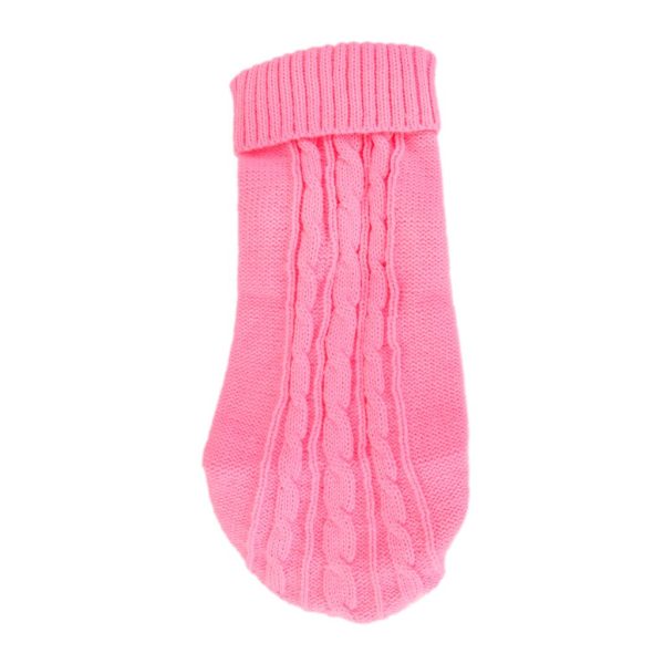 Maxbell Maxbell Dog Puppy Warm Winter Knitted Fashionable Soft Durable Sweater Clothes Apparel Costume Outfit Pet Supplies 10# Pink Online