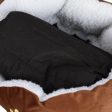 Maxbell Maxbell Soft Comfortable Removable Inner Cushion Dog Cat Mat Pad Bed Pet Supplies Coffee + White Supply