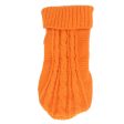 Maxbell Maxbell Dog Puppy Warm Winter Knitted Fashionable Soft Durable Sweater Clothes Apparel Costume Outfit Pet Supplies 4# Orange Online