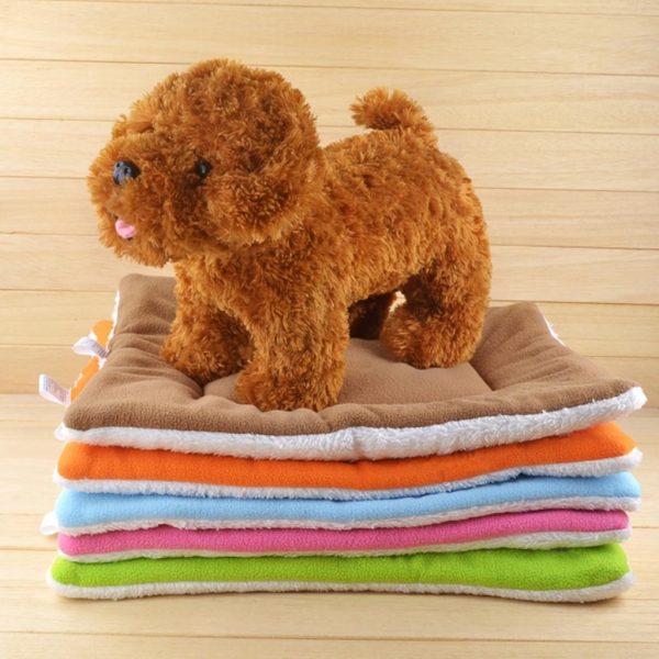 Maxbell Maxbell Soft Comfortable Design Fluffy Coral Fleece Dog Cat Mat Nest Bed Cushion Pet Supplies Coffee S Fashion