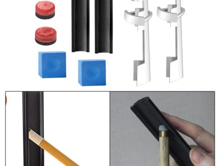 Maxbell 9x Pool Cue Tip Repair Kit Snooker Snooker Pool Supplies Billiards Cue Stick Black Shaper Cheap