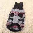 Maxbell Maxbell Pet Dog Supplies Comfortable Stretchy Neck Dog Winter Clothing Turtleneck Back Deer Patterns Charms Sweater Pink Size L Black + Grey on Sale