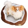 Maxbell Maxbell Soft Comfortable Removable Inner Cushion Dog Cat Mat Pad Bed Pet Supplies Coffee + White Supply