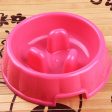 Maxbell Maxbell Pet Dog Puppy Supplies Eating Habits Improve Interactive Slow Feeder Anti-gulping Bowl Non Slip Food Maze -Pink on Sale