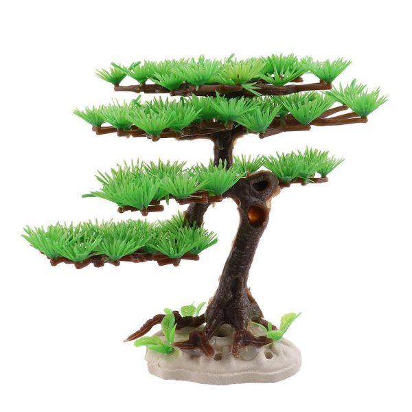 Maxbell Maxbell Aquarium Ornaments Artificial Fake Plant Plastic Pine Tree for Rockery Fish Tank Decor Online Hot Sale