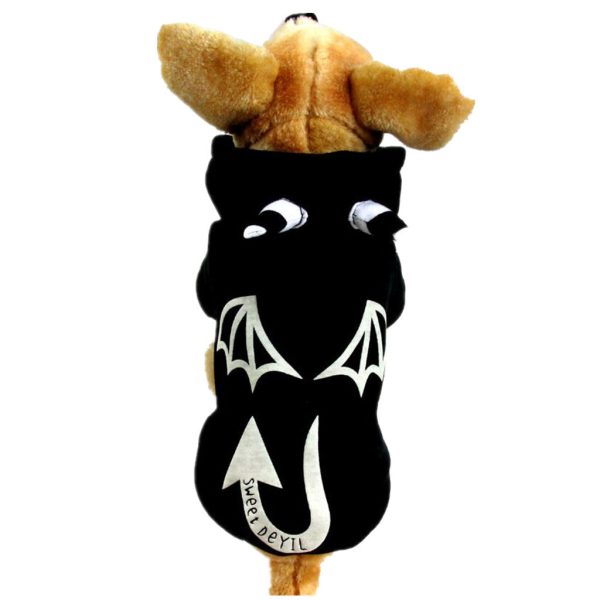 Maxbell Maxbell Dog Cat Glow In The Dark Apparel Coat Jacket Costume Pet Supplies Black S Online now