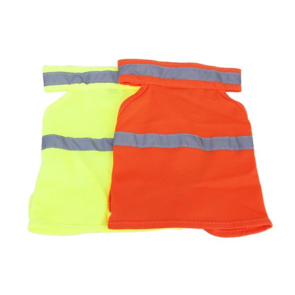 Maxbell Maxbell Set of 2PCS Pet Supplies Dog High Visibility Safety Reflective Vest Clothes Jacket Coat Jacket Orange Yellow Size L For Sale