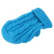 Maxbell Maxbell Dog Puppy Warm Winter Knitted Fashionable Soft Durable Sweater Clothes Apparel Costume Outfit Pet Supplies 8# Lake Blue Supply