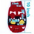 Maxbell Maxbell Pet Dog Supplies Fashionable Knit Turtleneck Dog Winter Clothing Dog Footprint Pattern Charms Sweater Red Size S For Discount