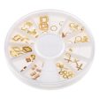 Maxbell Maxbell 3D Nail Art Rhinestone Gold Charms Tip DIY Decoration Manicure Wheel Online