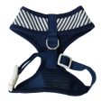 Maxbell Maxbell Soft Breathable Mesh High Strength D-Ring Puppy Harness Safety Equipment Pet Supplies Dark Blue + White M Sale