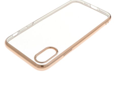 Maxbell Maxbell Slim TPU Soft Clear Phone Case Plating Edge For IPhone XR 8 7 IPhone X XS Discount