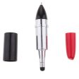 Maxbell Maxbell Lipstick-Shaped Mini Size Easy-Carry Touch Stylus Pen with Two Uses, for Capacitive Touch Screen Universal Touch Screen Stylus Pen, and Ballpiont Pen Red Cheap