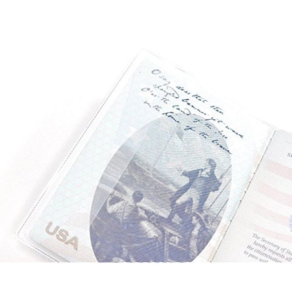 Maxbell Maxbell Transparent Passport Cover Case Coverage of Passport Transparent Protector Sale